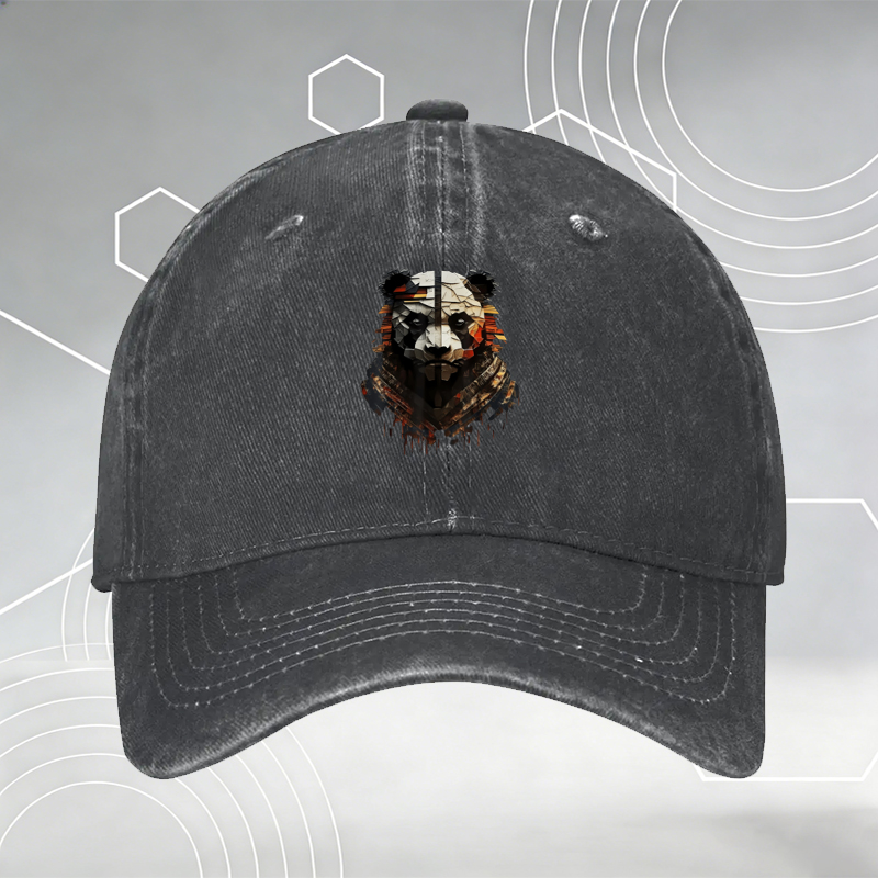 New Baseball Cap with Sleeping Wolf and 