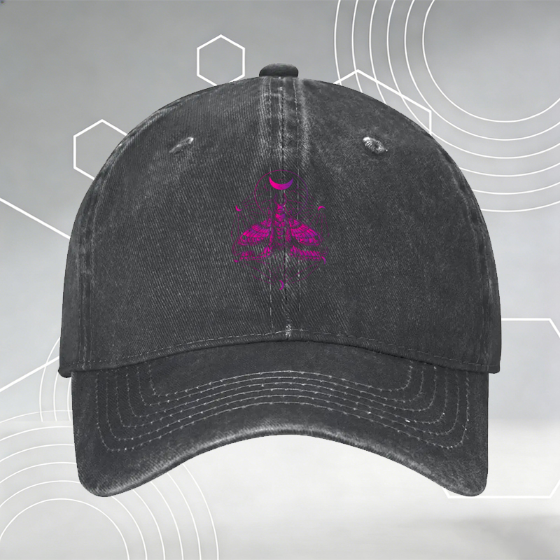 New Baseball Cap with Skull Christmas Tree Print and Santa Hat Design, Unisex Adjustable Hat for Halloween and Holiday Parties, Perfect for Fans of Gothic and Festive Style