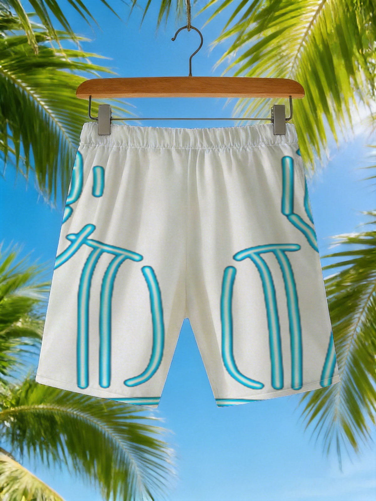 Daft Punk DJ Performance Outline -  Beach shorts