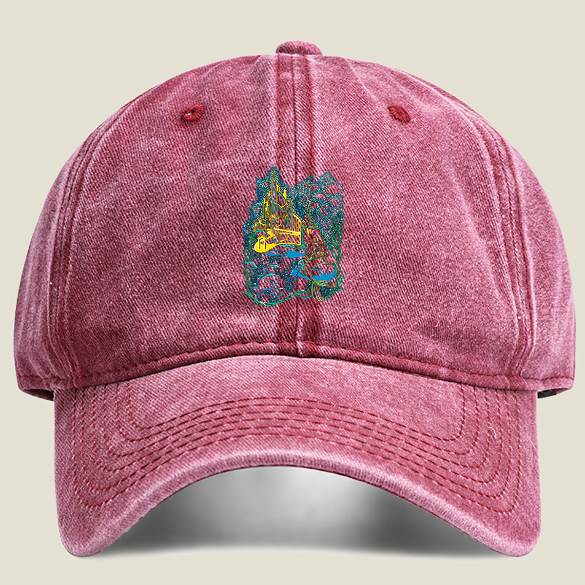 The Little Mermaid: Underwater Kingdom - Washed Denim - Baseball Cap