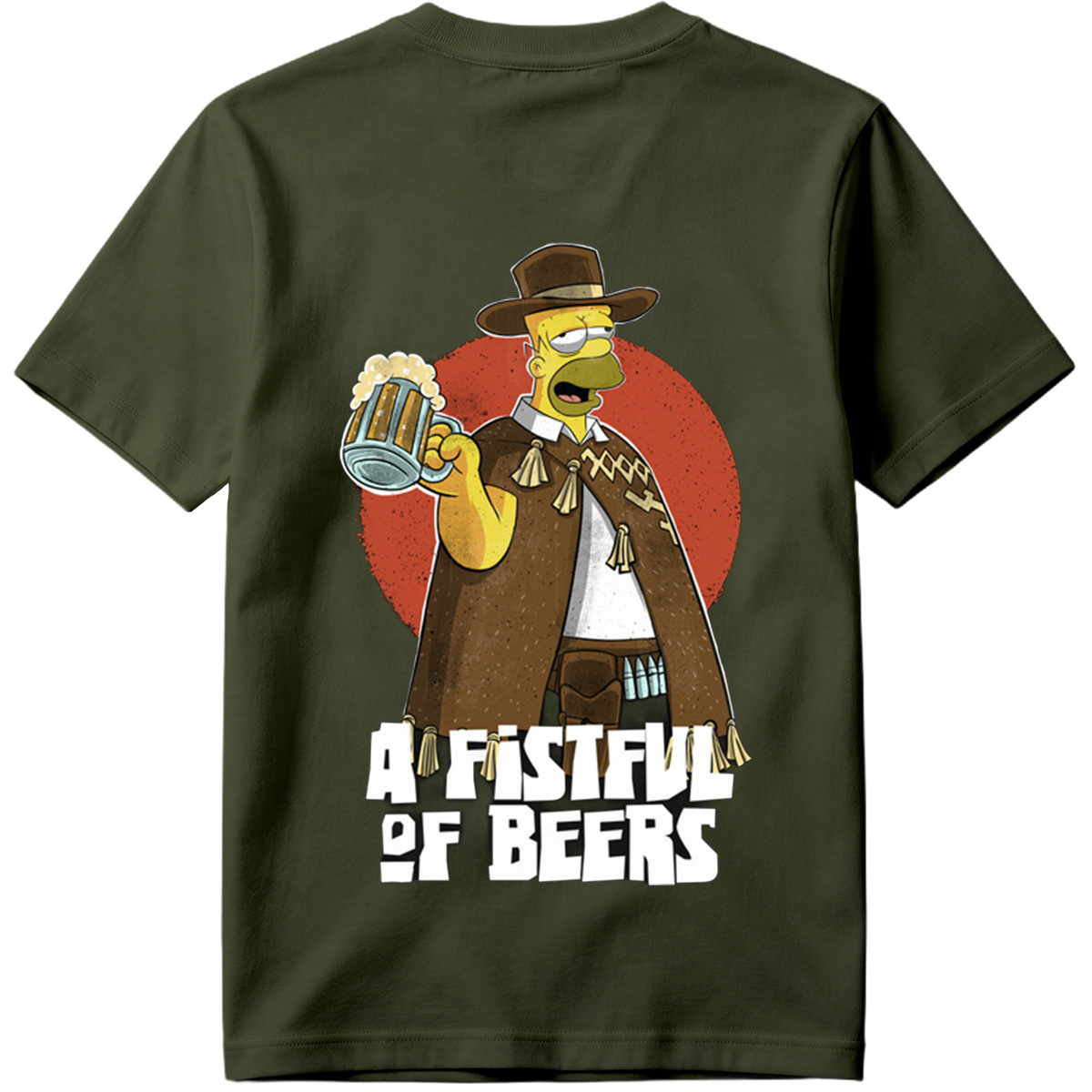 A Fistful of Beers - Homer Simpson - Tee