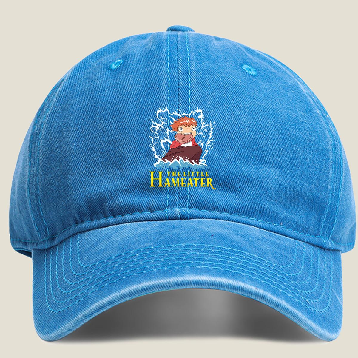 The Little Hameater - Washed Denim - Baseball Cap