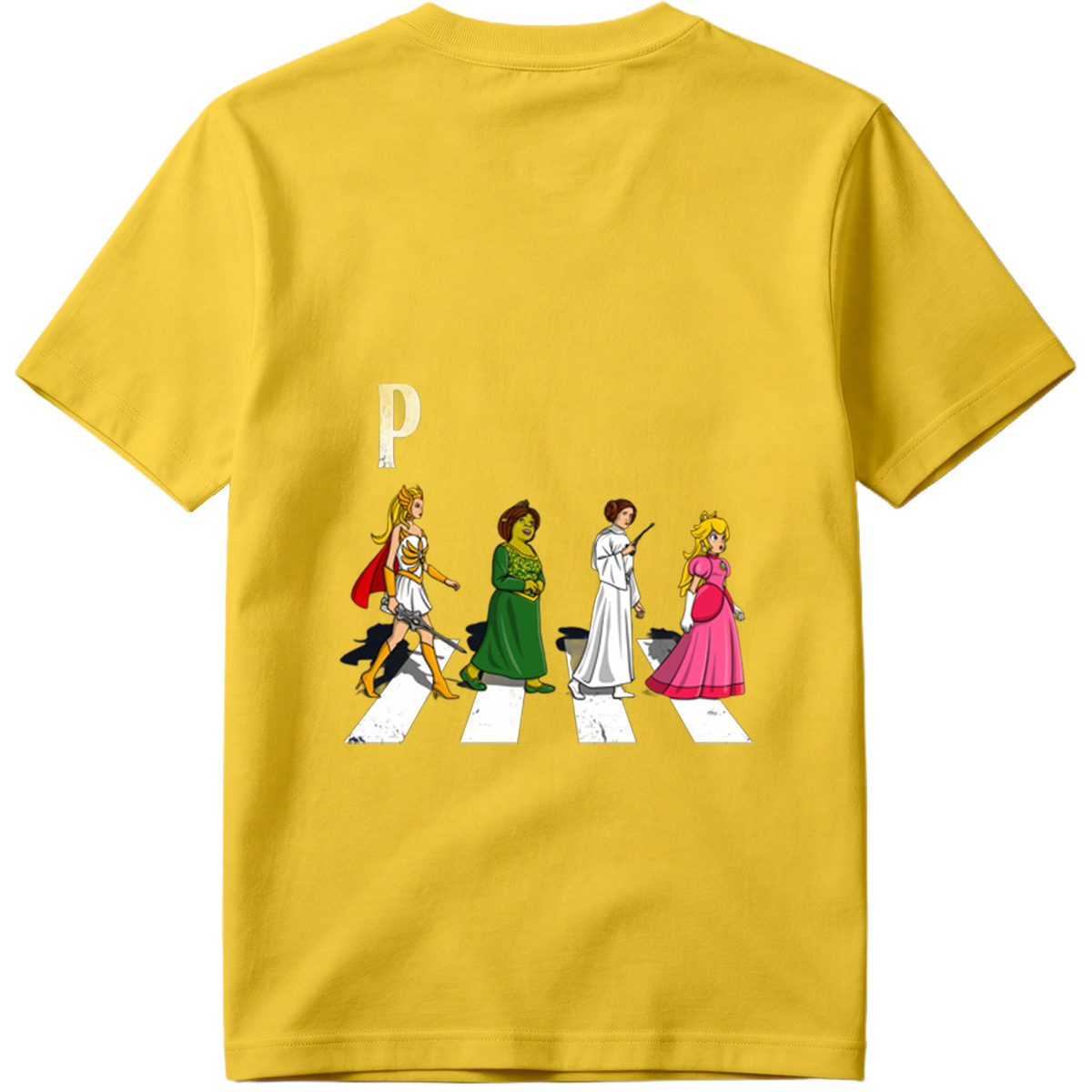 The Princesses: Wonder Woman, Shrek, Princess Leia, and Princess Peach - Tee