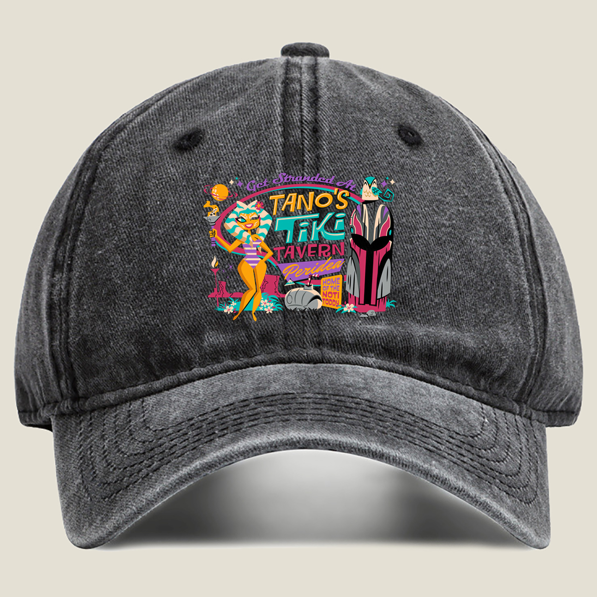 Tano's Tiki Tavern: Peridea Adventure - Washed Denim - Baseball Cap