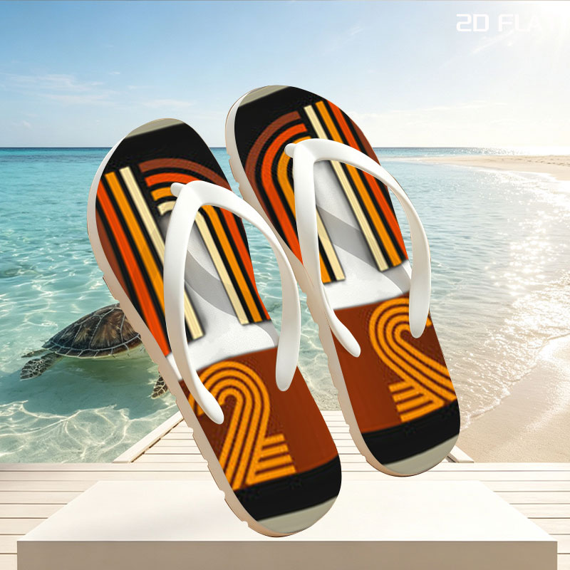 Flynn's Arcade Since 1982 - Tron Inspired Logo -  flip-flops