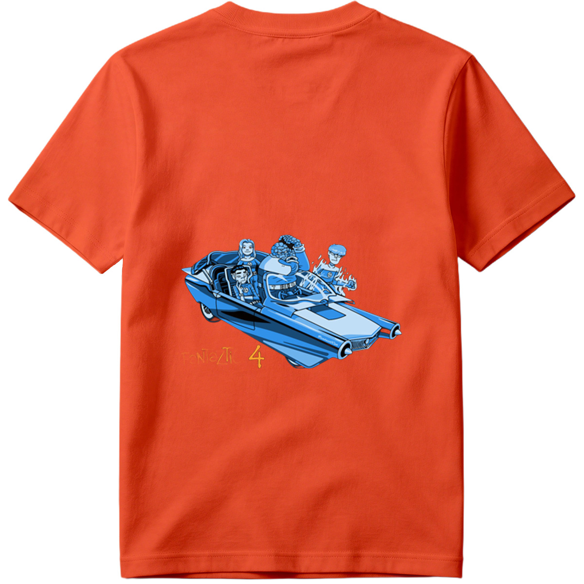 Fantastic Four in the Futuristic Car - Tee