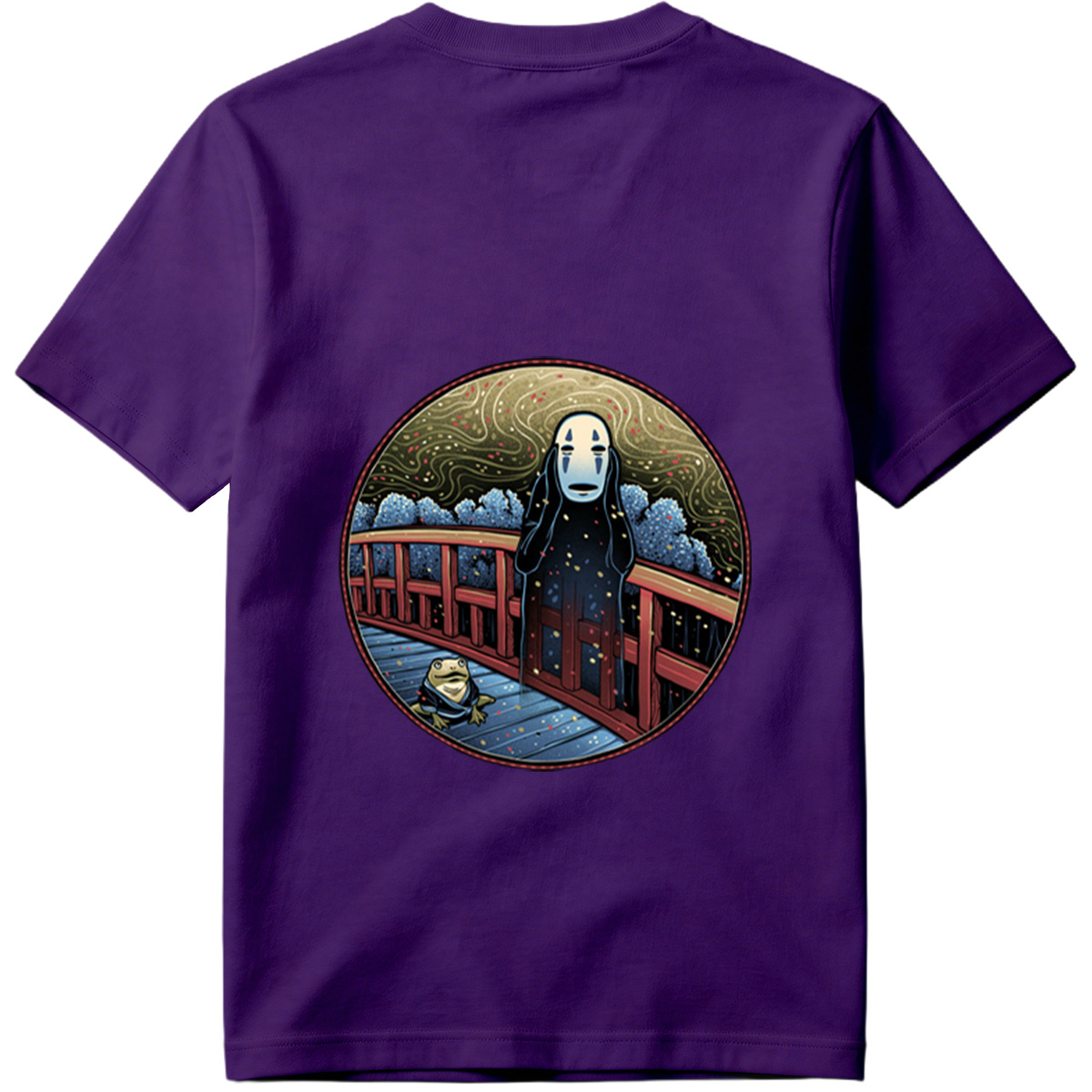 Spirited Away: No-Face and Frog on Bridge - Tee