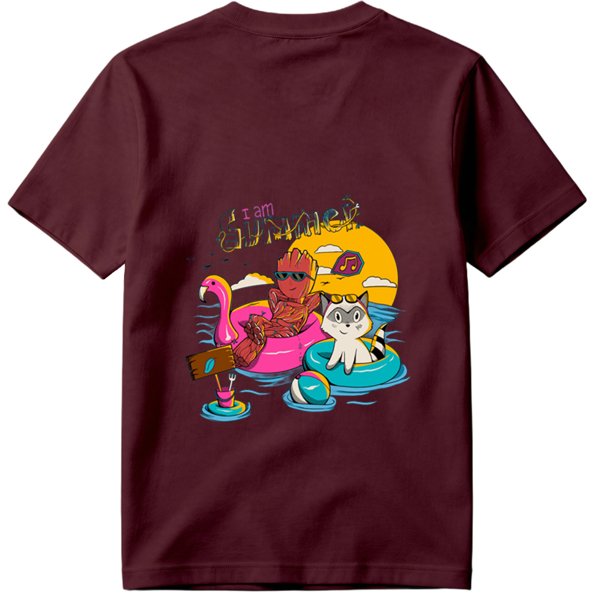 Guardians of the Galaxy: Groot and Rocket Summer Vibes - Tee