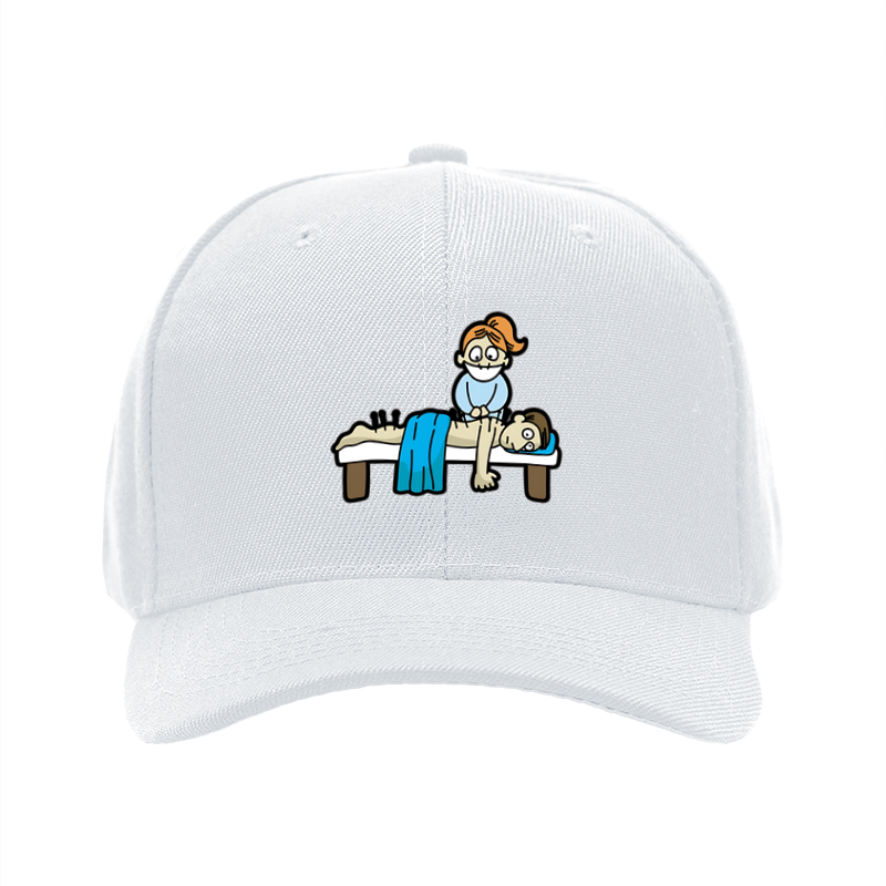 1pc New Baseball Cap with Funny Massage Cartoon Print Unisex Adjustable Hat for Outdoor Activities and Casual Wear Adults and Teens