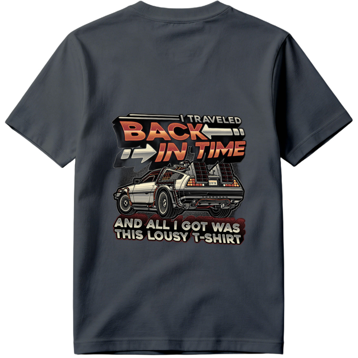 Back to the Future - DeLorean Time Machine T-Shirt - Tee