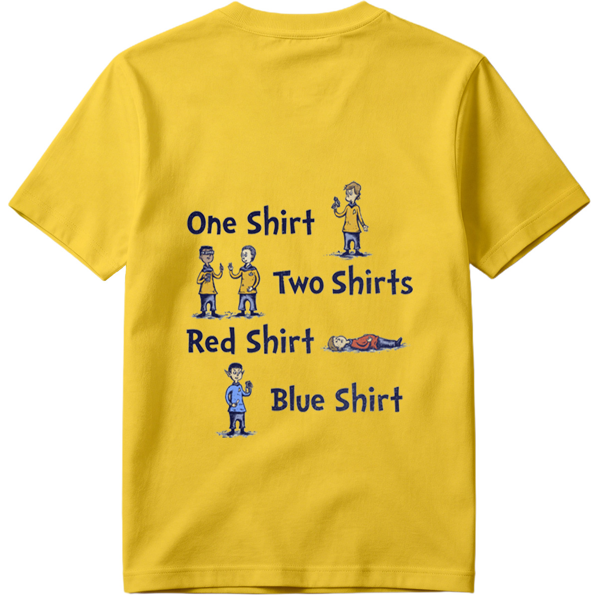 Star Trek: One Shirt, Two Shirts, Red Shirt, Blue Shirt - Tee