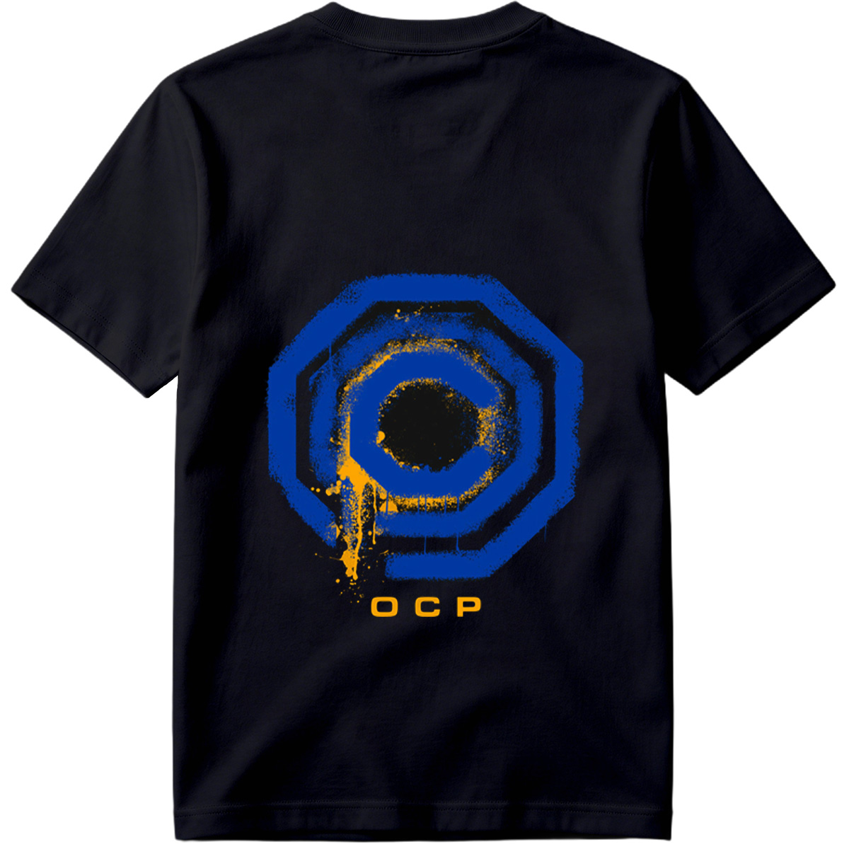 OCP Logo with Blue and Yellow Design - Tee