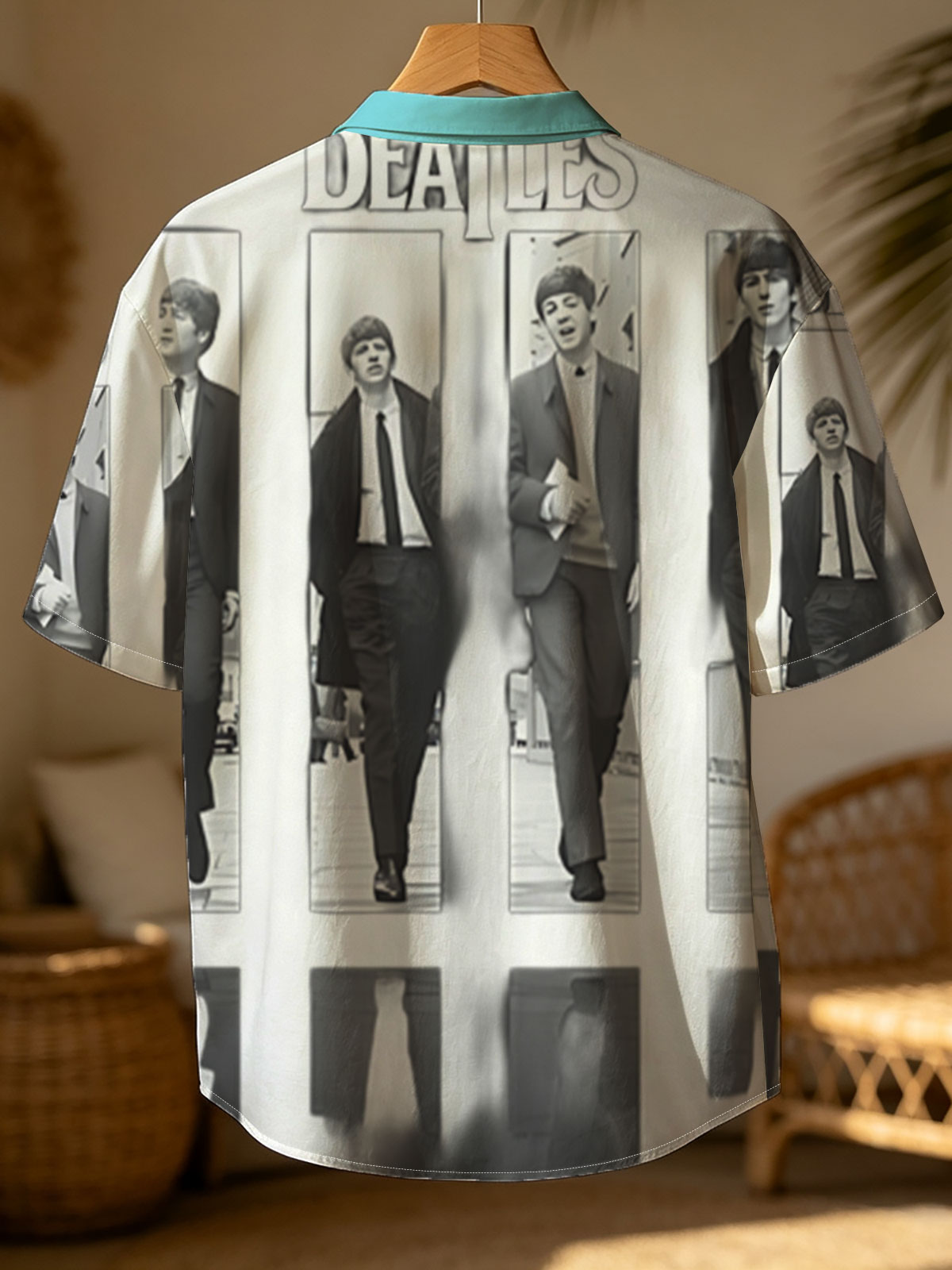 The Beatles: John, Paul, George, and Ringo Walking in Style -  Shirt