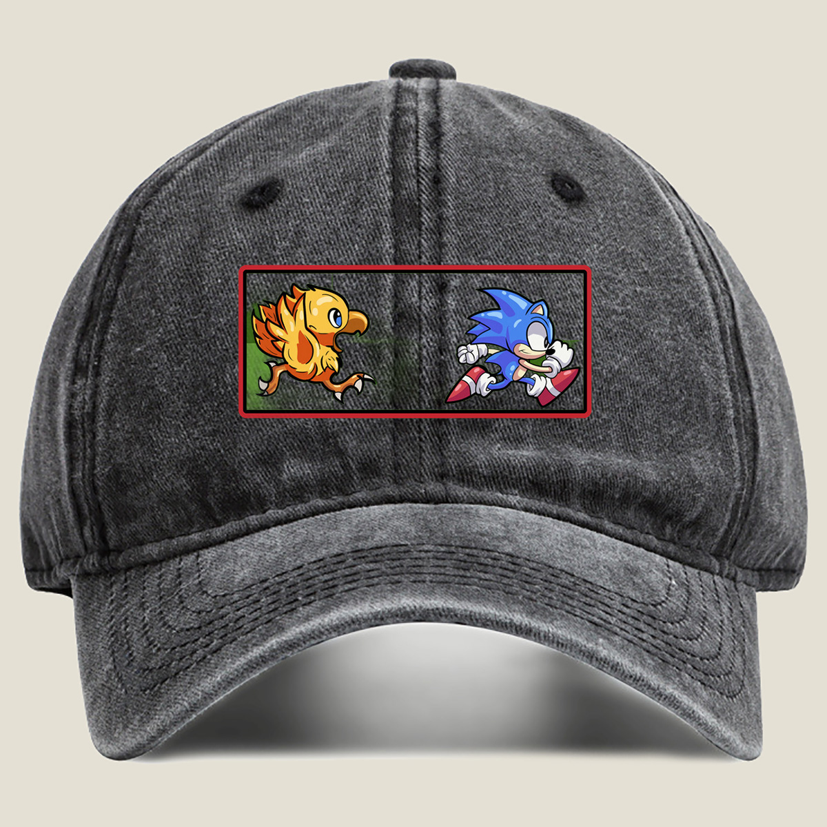 Sonic and Chao Race - Washed Denim - Baseball Cap