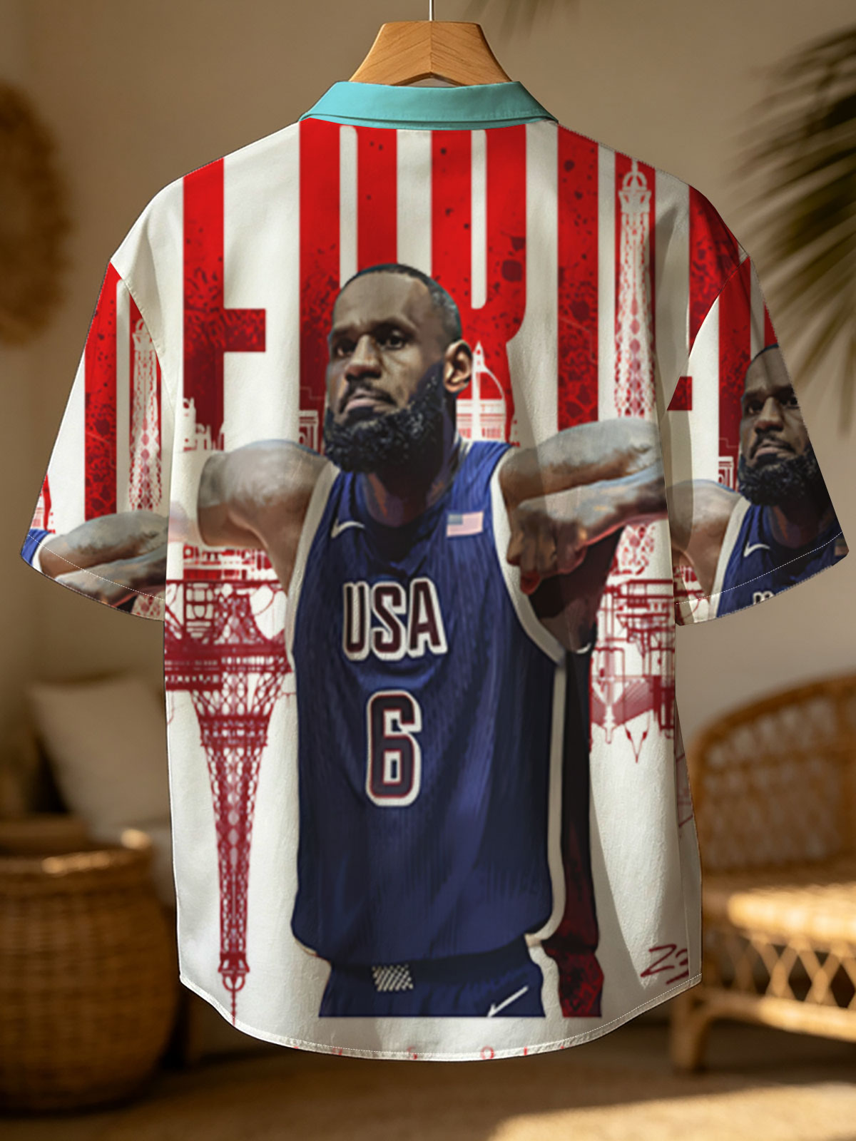 LeBron James USA Basketball 2024 Paris Olympics -  Shirt