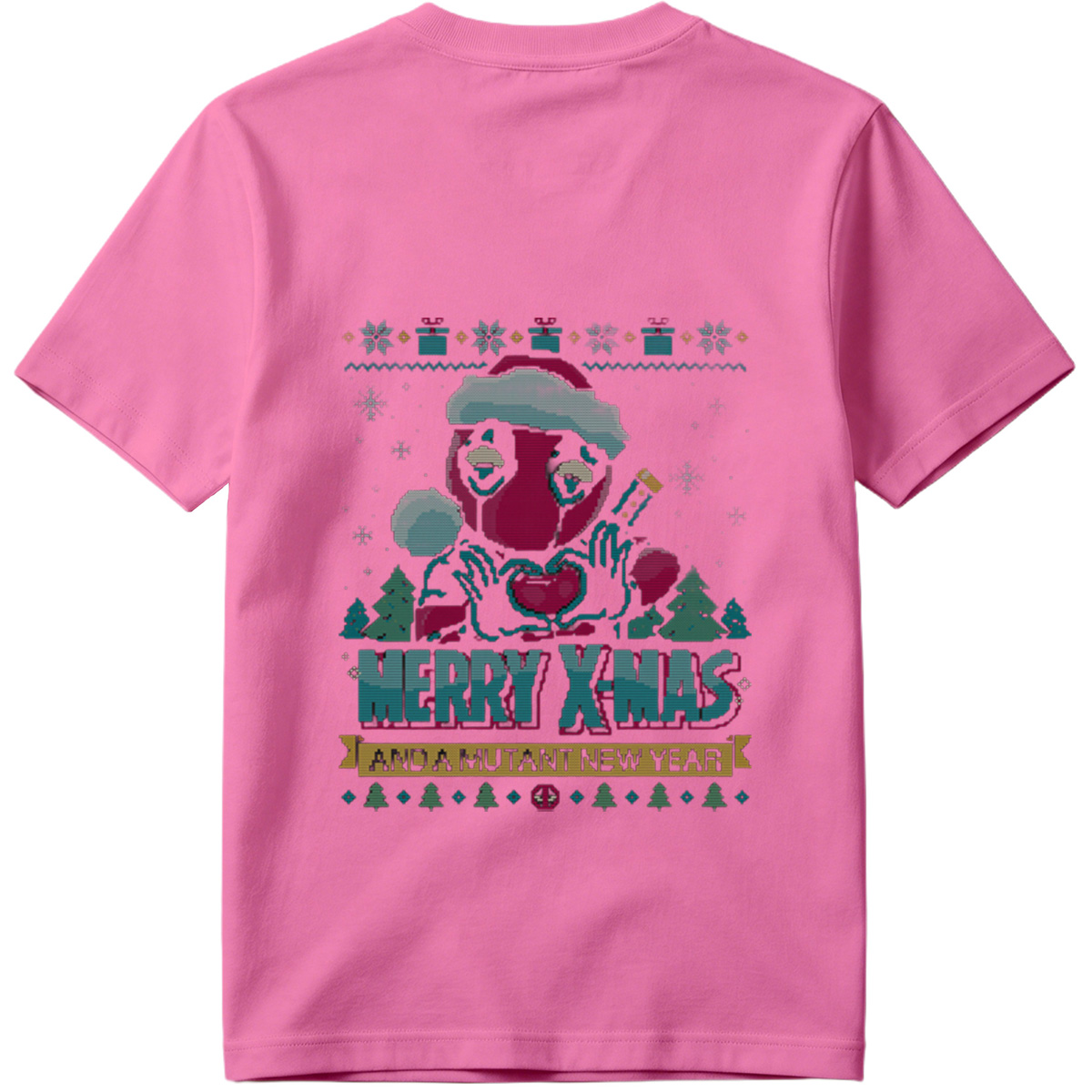 Deadpool Christmas Sweater: Merry X-Mas and a Mutant New Year - Tee
