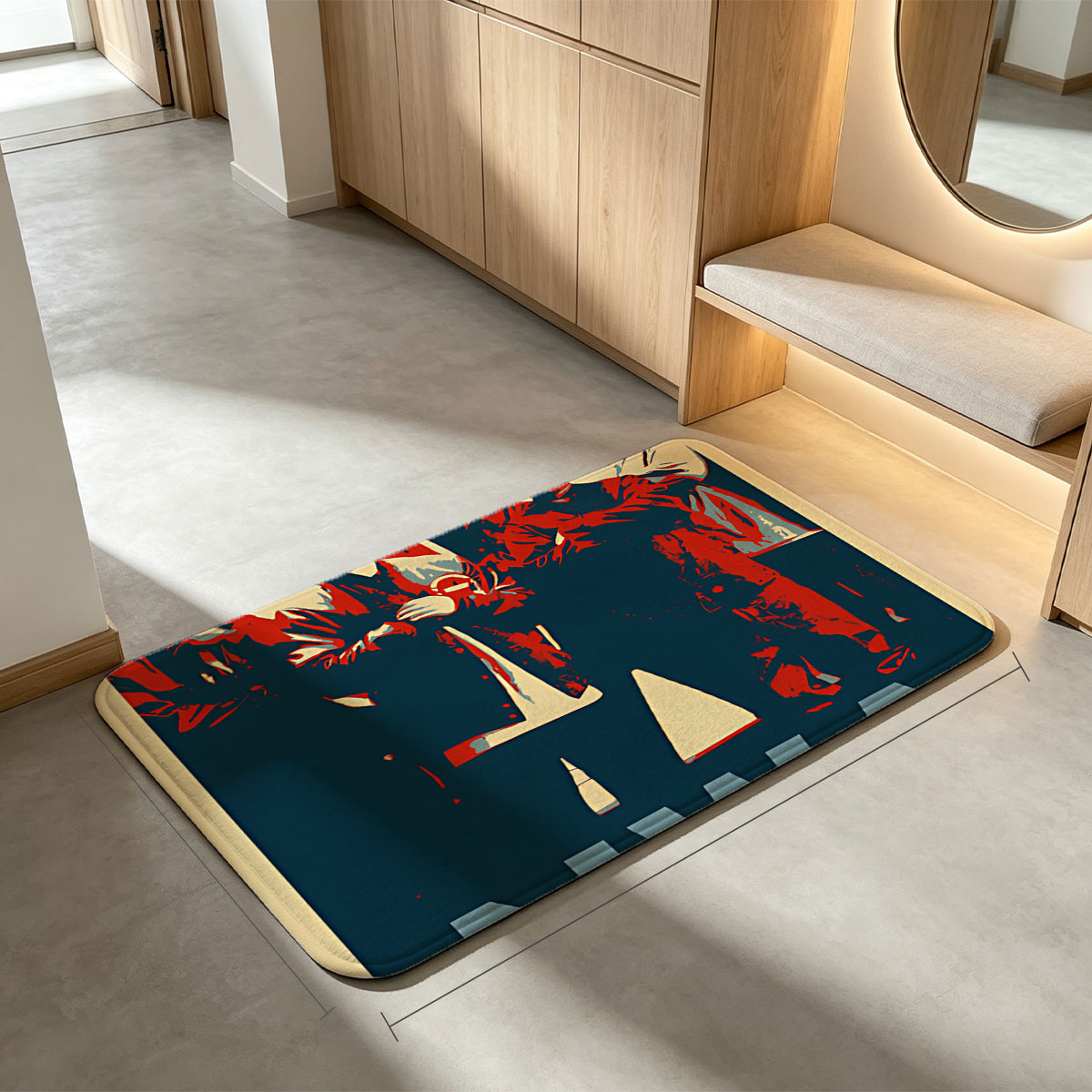 N.W.A: The Original Gangsta Rap Group - Flannel floor mat