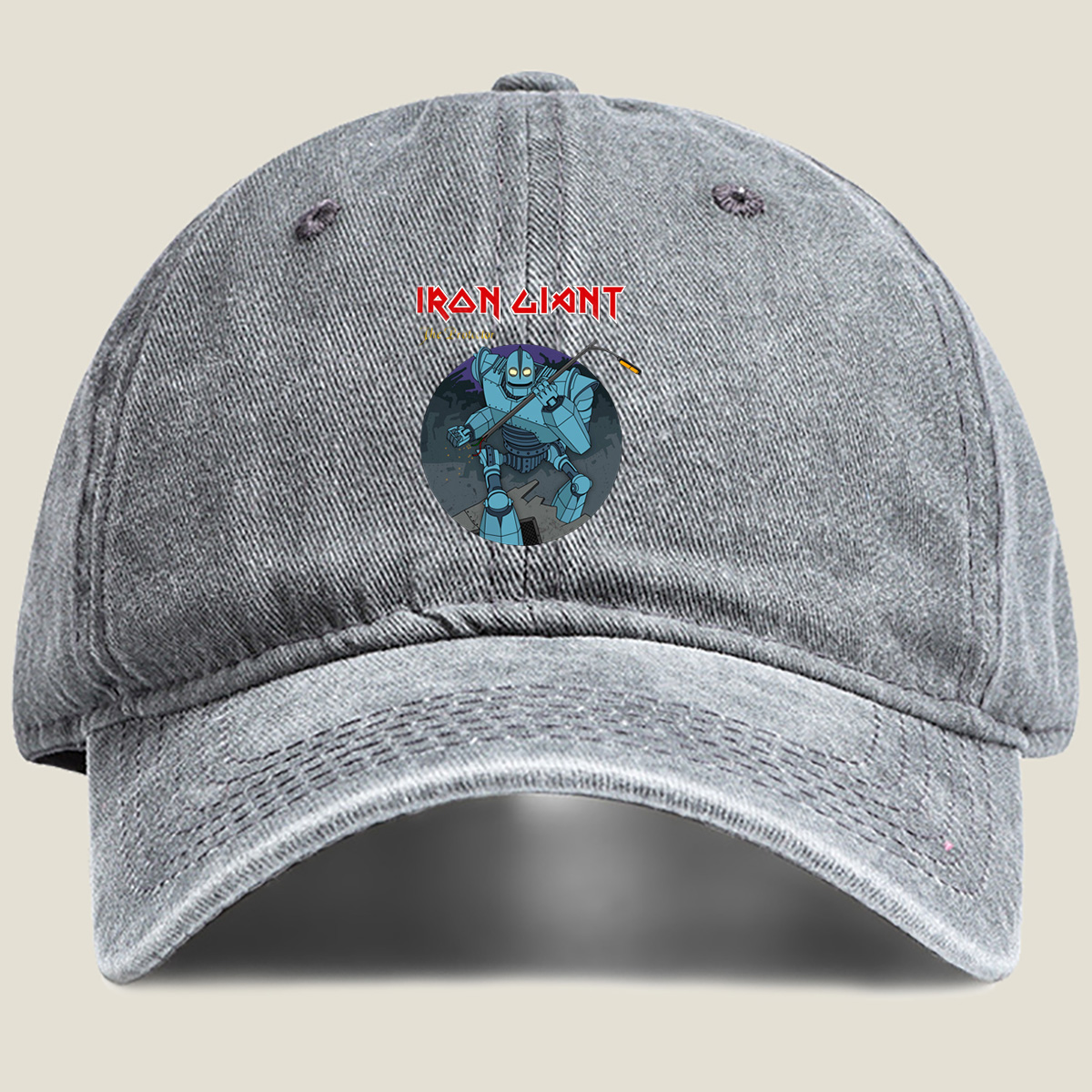 Iron Giant: The Protector - Washed Denim - Baseball Cap