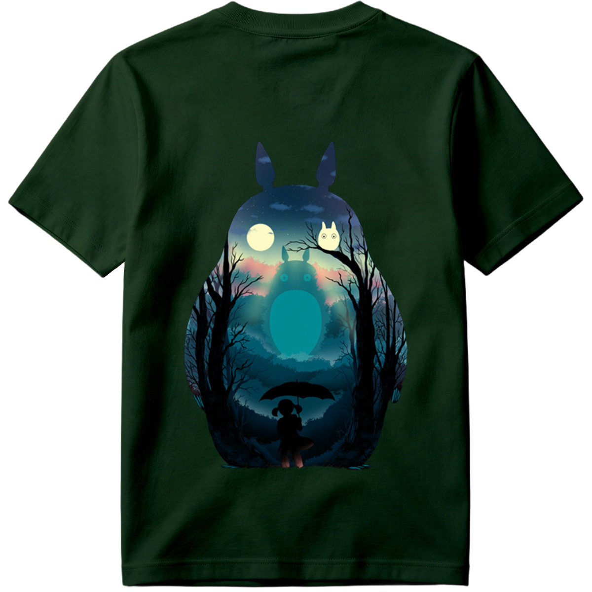 Totoro and the Moonlit Forest - Tee
