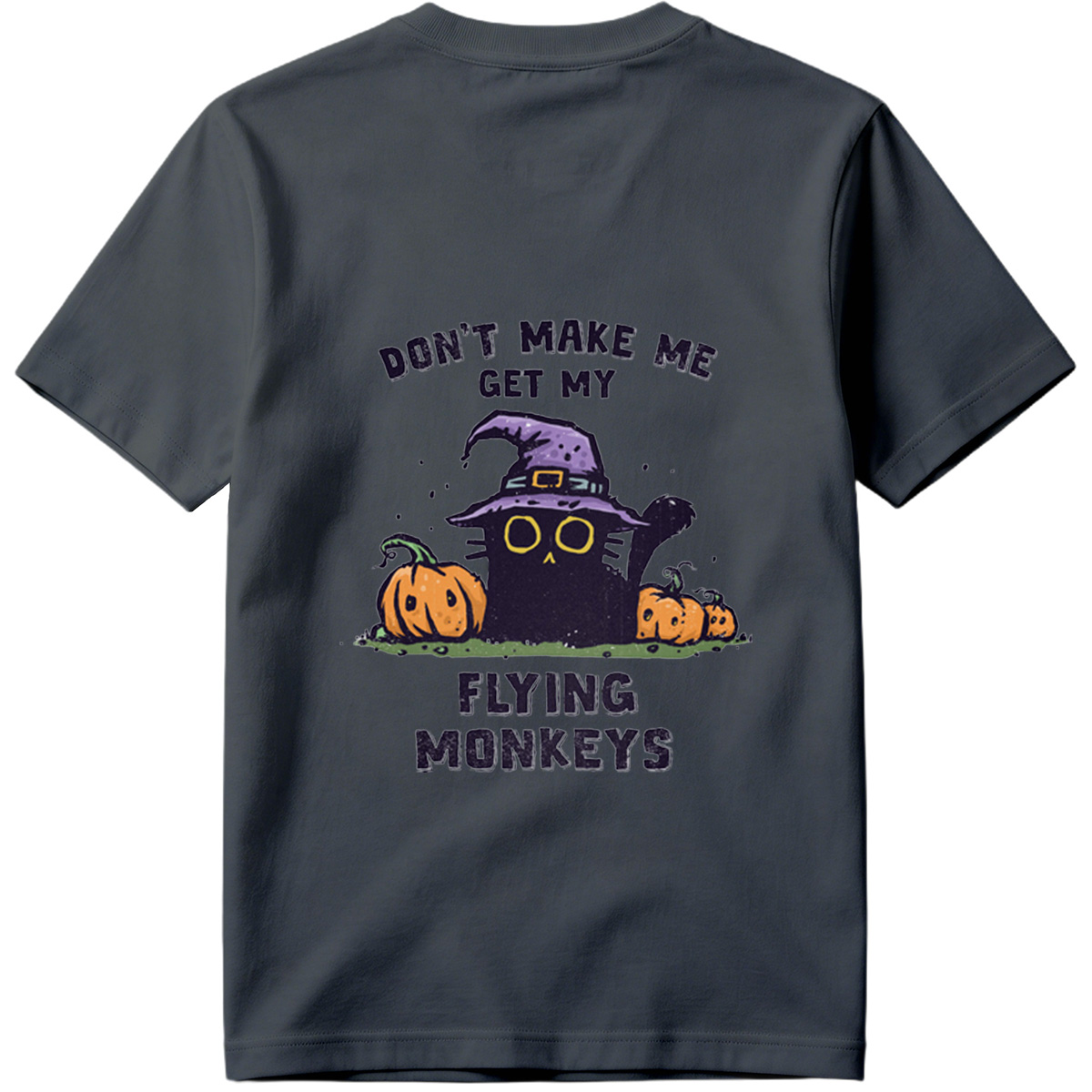 Wicked Witch and Flying Monkeys Halloween Design - Tee