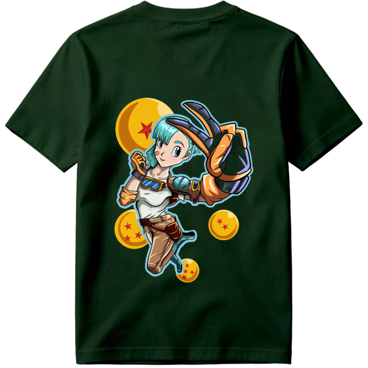 Dragon Ball: Bulma with Dragon Balls - Tee