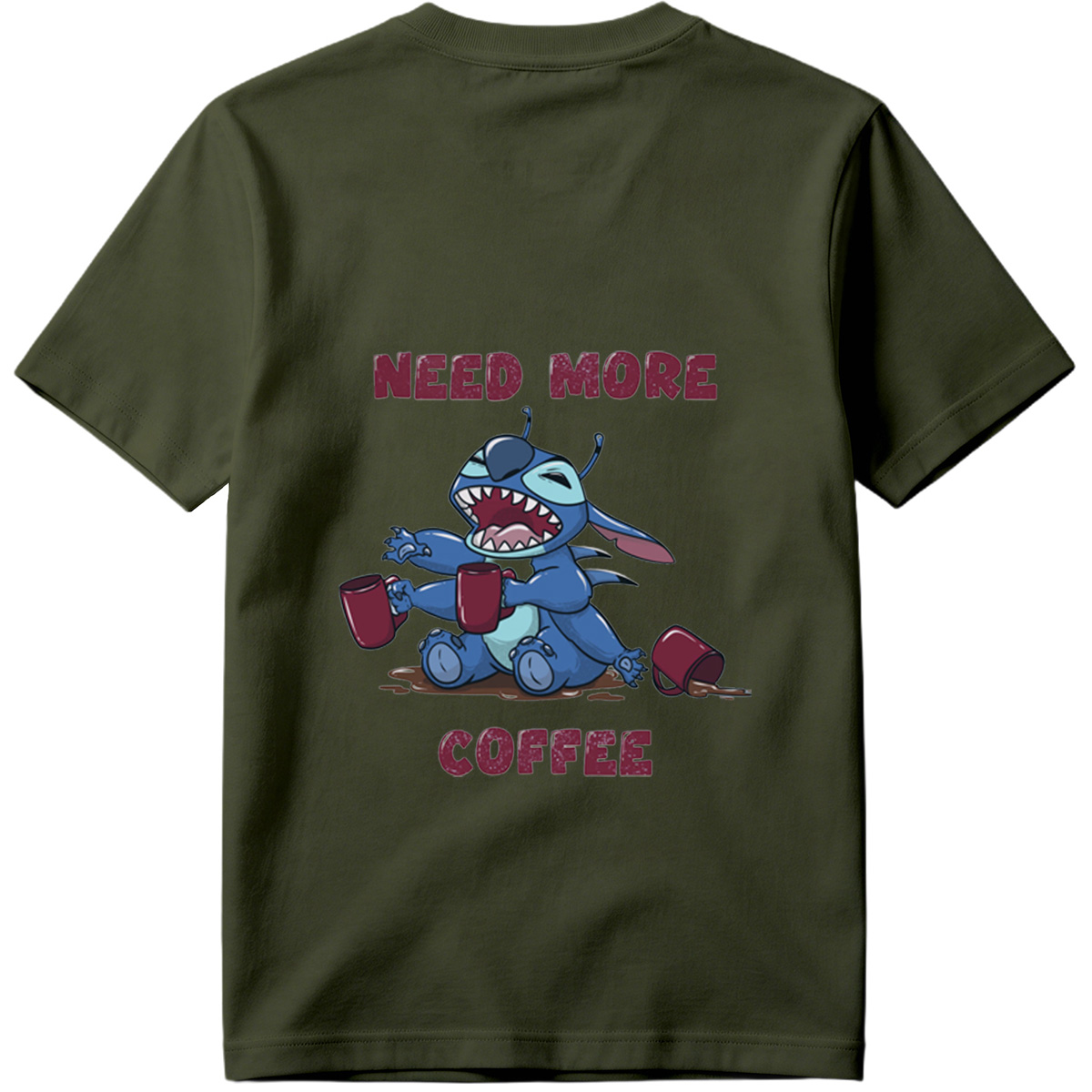 Stitch Needs More Coffee - Tee