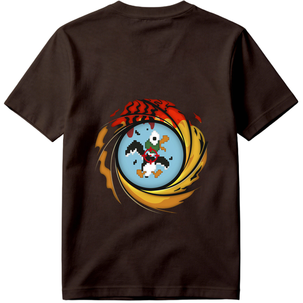 Duck Hunt: Pixel Duck in the Crosshairs - Tee