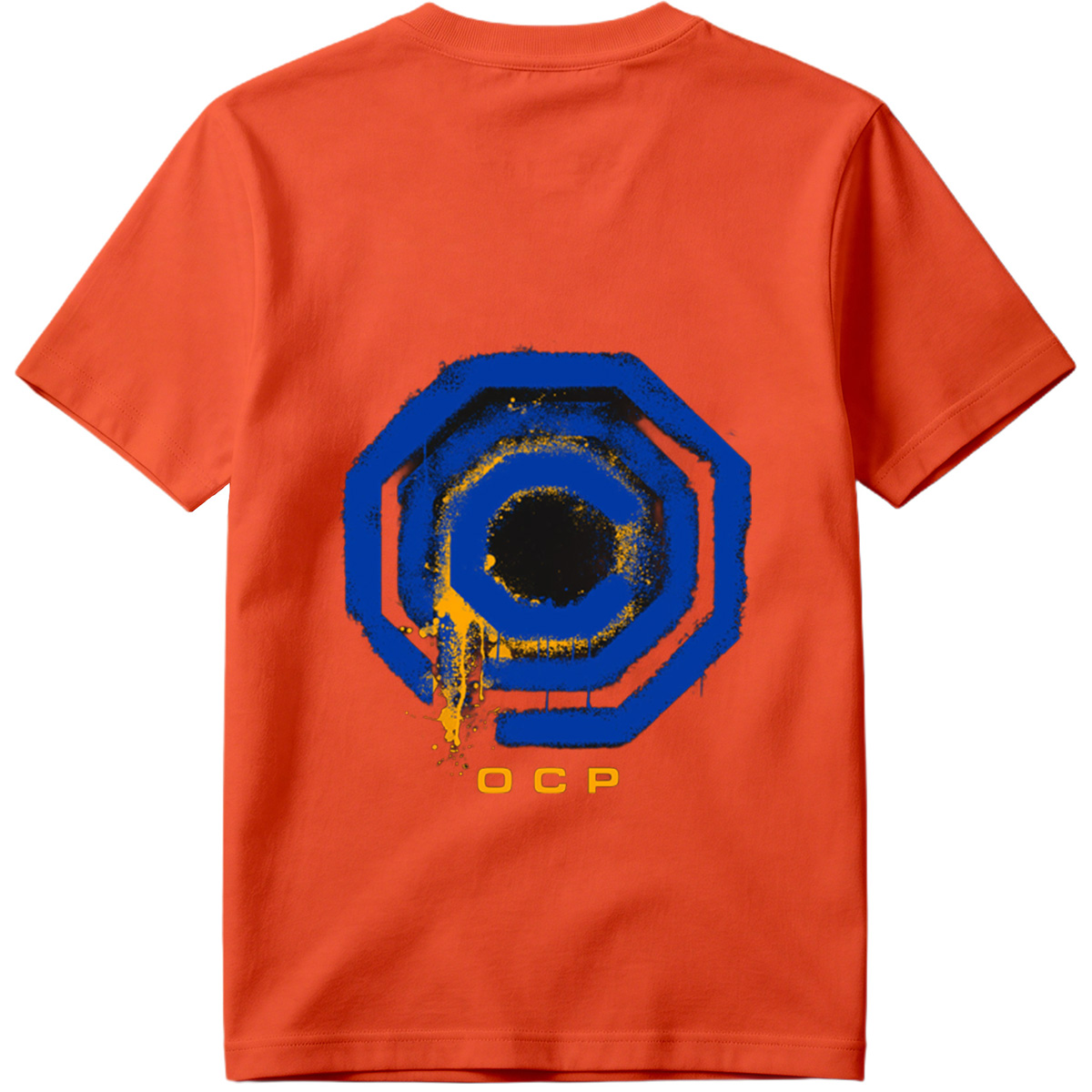 OCP Logo with Blue and Yellow Design - Tee