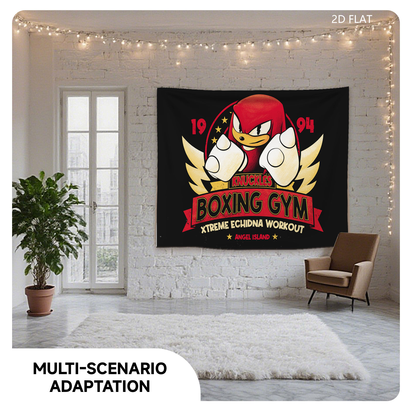 Knuckles Boxing Gym: Xtreme Echidna Workout, Angel Island - Tapestry