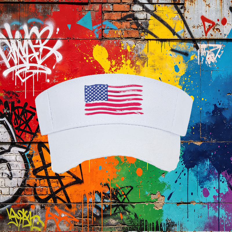 Unisex Classic Mesh Back Cap with American Flag Print - Lightweight Breathable Sun Hat for Outdoor Activities, Perfect for Adults Seeking Patriotic Style and Comfort During Travel, Camping, or Casual Wear