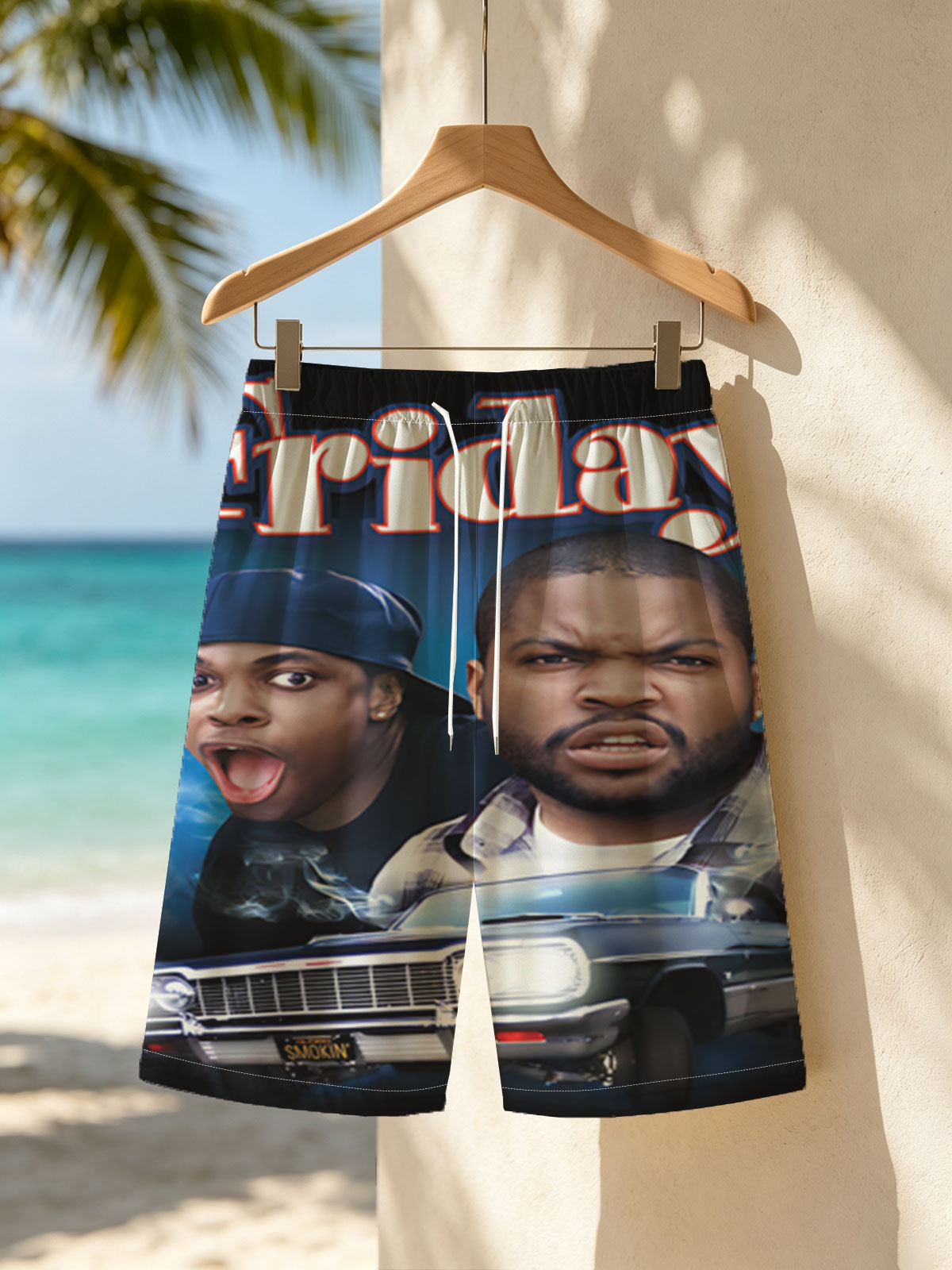 Friday: Ice Cube and Chris Tucker in a Classic Car Adventure -  Beach shorts