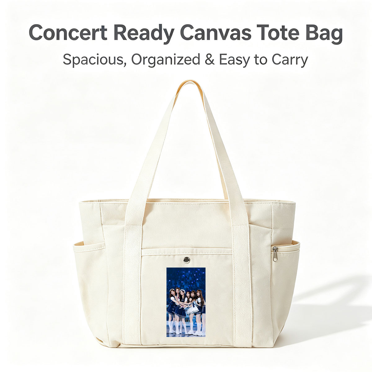 IVE in Sailor Outfits on Stage at Concert Performance - Multi-pocket bags
