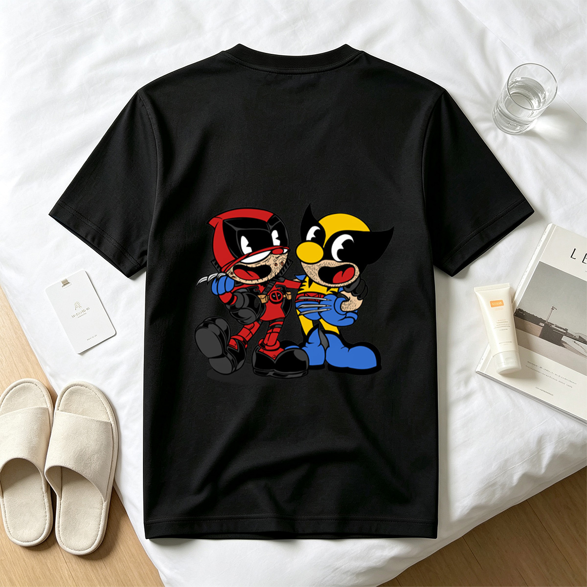 Deadpool and Wolverine Chibi Style - Tee