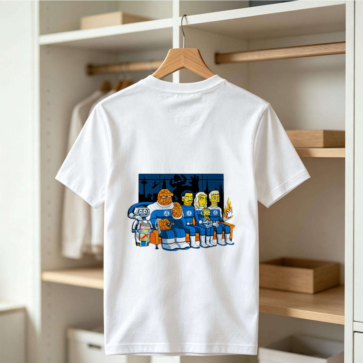 The Simpsons Meet the Fantastic Four - Tee