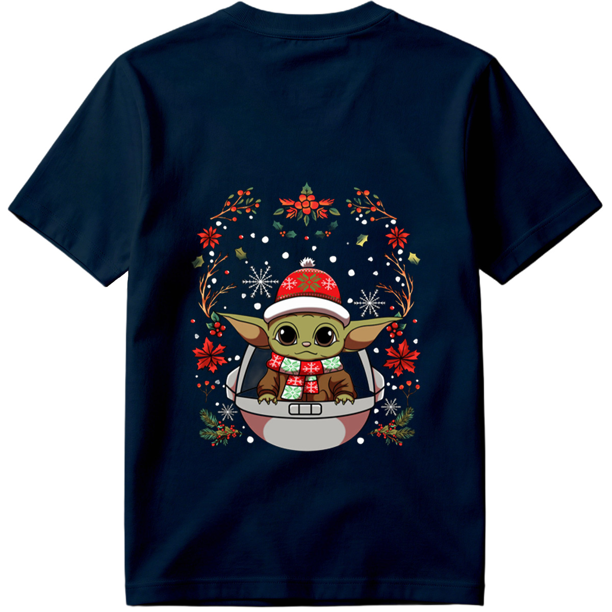 Baby Yoda Christmas Design - Tee