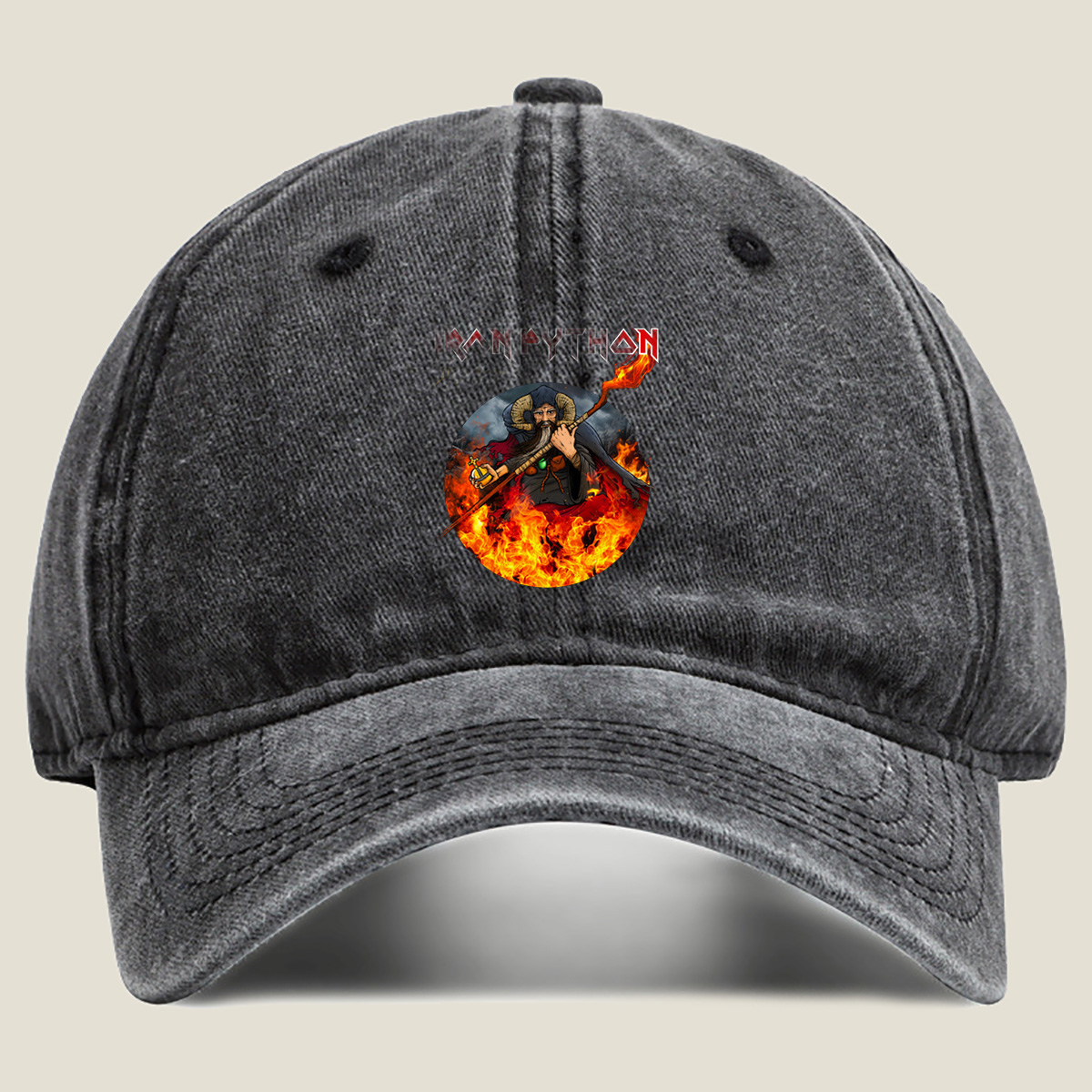 Iron Python: The Enchanter - Washed Denim - Baseball Cap