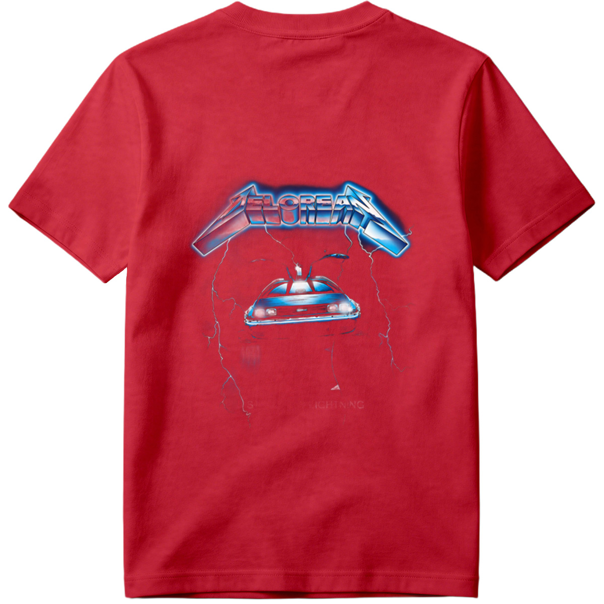 DeLorean Struck by Lightning - Tee