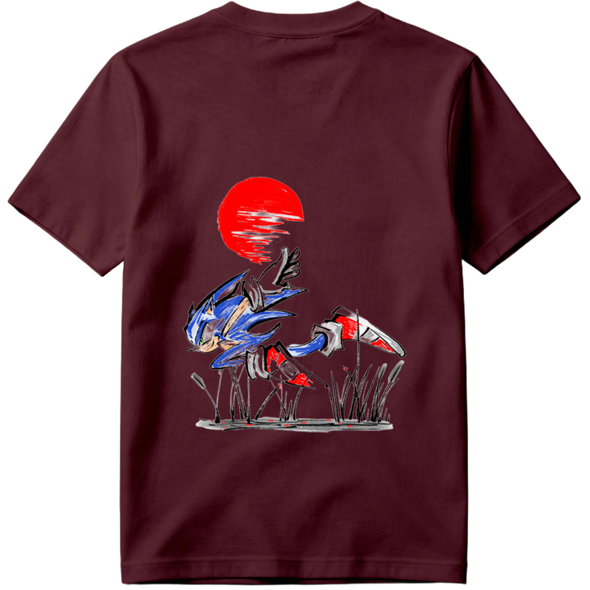 Sonic the Hedgehog Running at Sunset - Tee