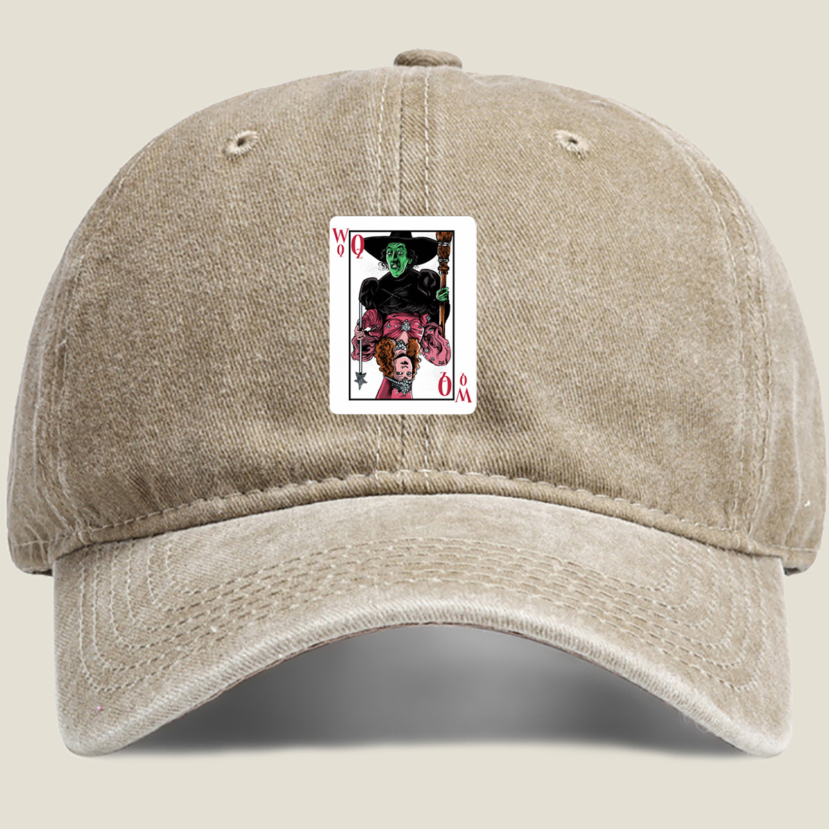 The Wizard of Oz: Wicked Witch of the West Queen Card - Washed Denim - Baseball Cap