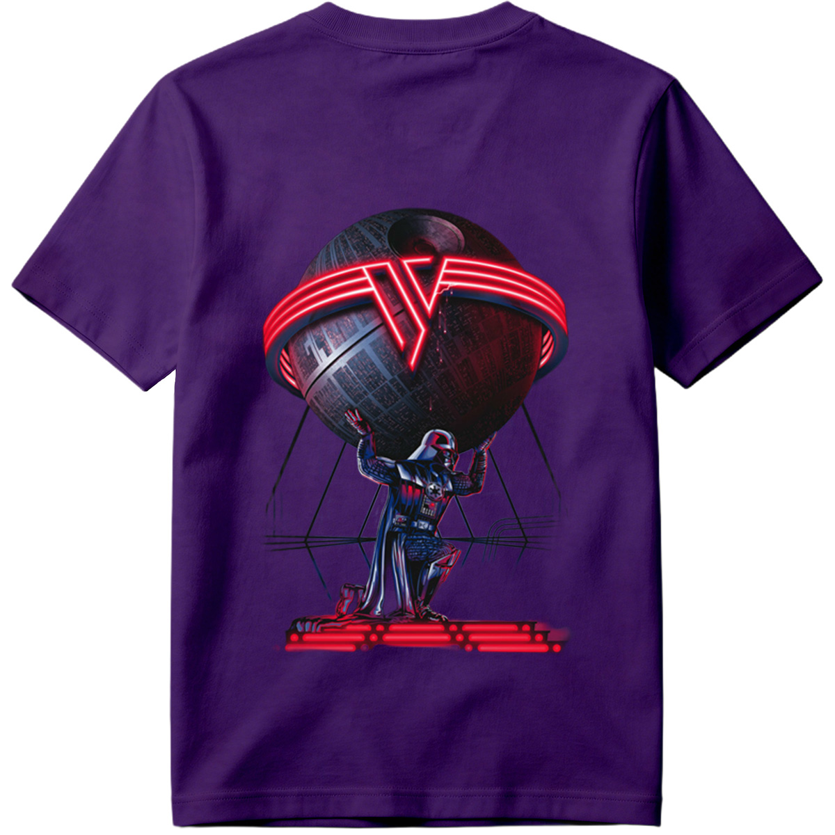 Darth Vader and the Death Star: A Galactic Powerhouse - Tee