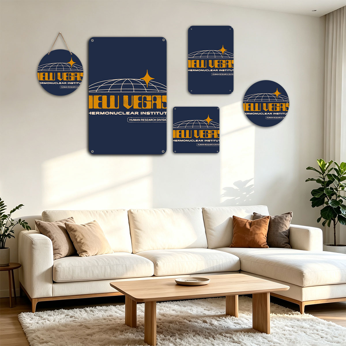 New Vegas Therm nuclear Institute Human Research Division Logo - painting