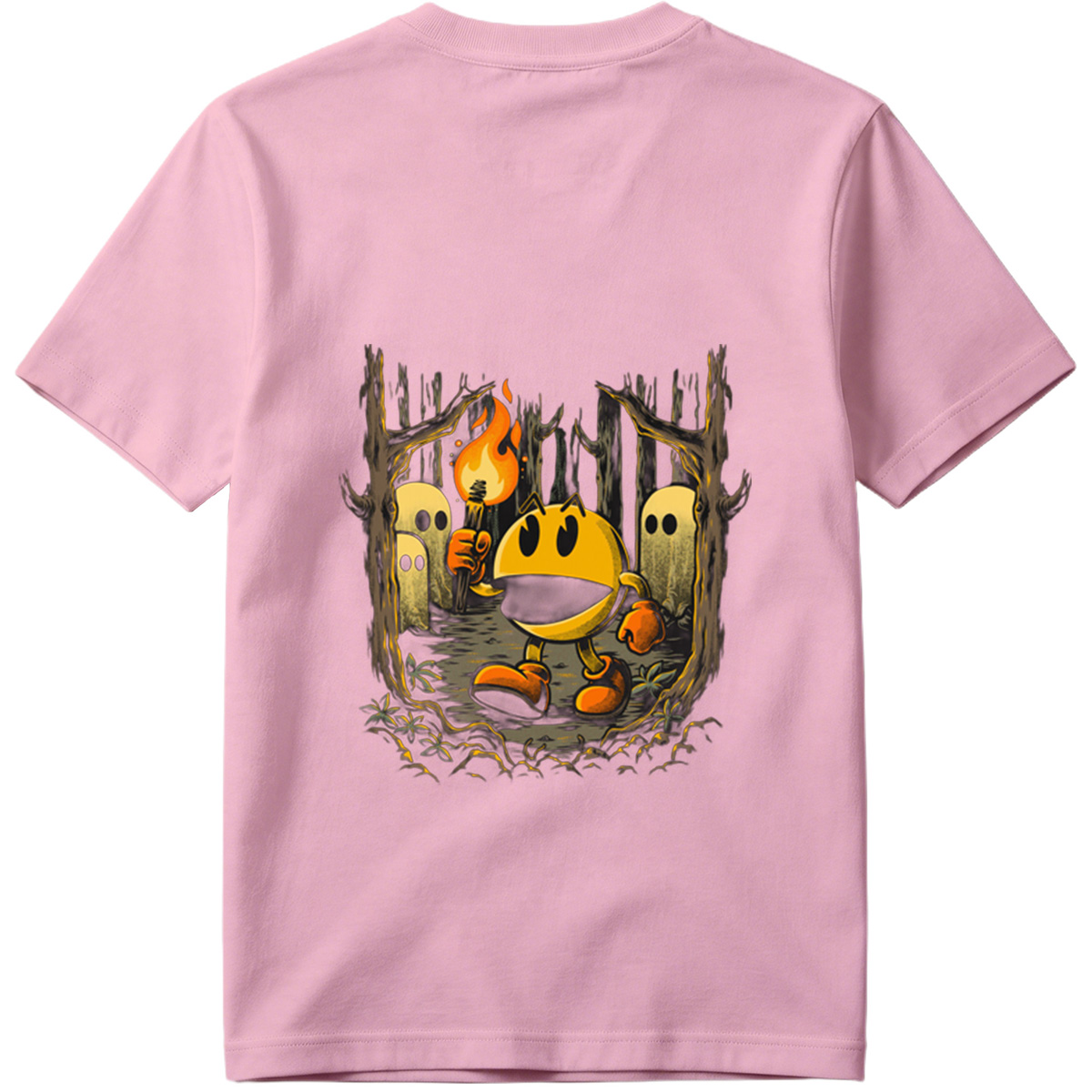 Pac-Man in the Haunted Forest - Tee