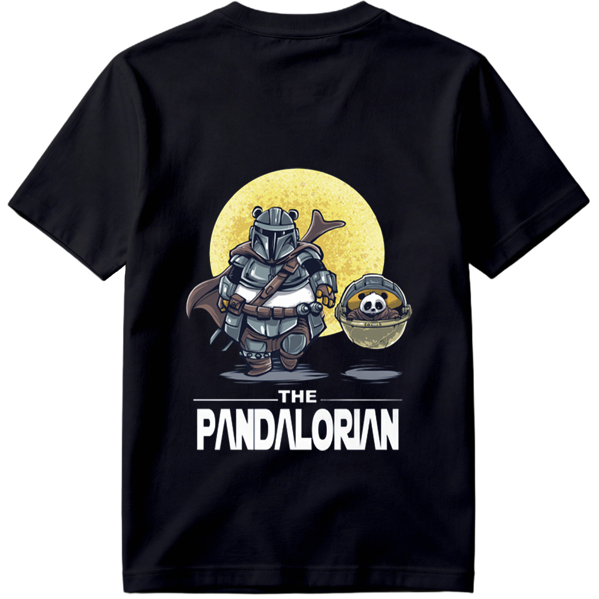 The Mandalorian with Panda Baby - Tee