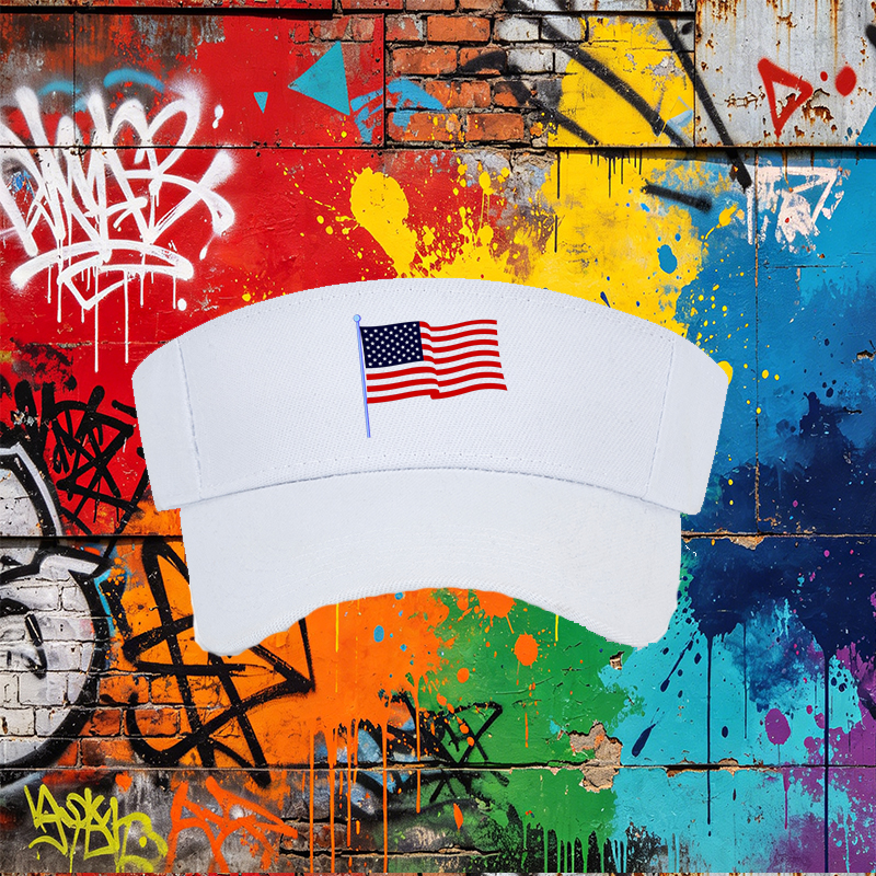 Unisex Classic Mesh Back Cap with American Flag Print and Stars Stripes Design - Lightweight Breathable Sun Hat for Outdoor Activities, Beach, Travel, and Patriotic Events - Suitable for Adults and Men Women Seeking Casual Fashion and Comfort