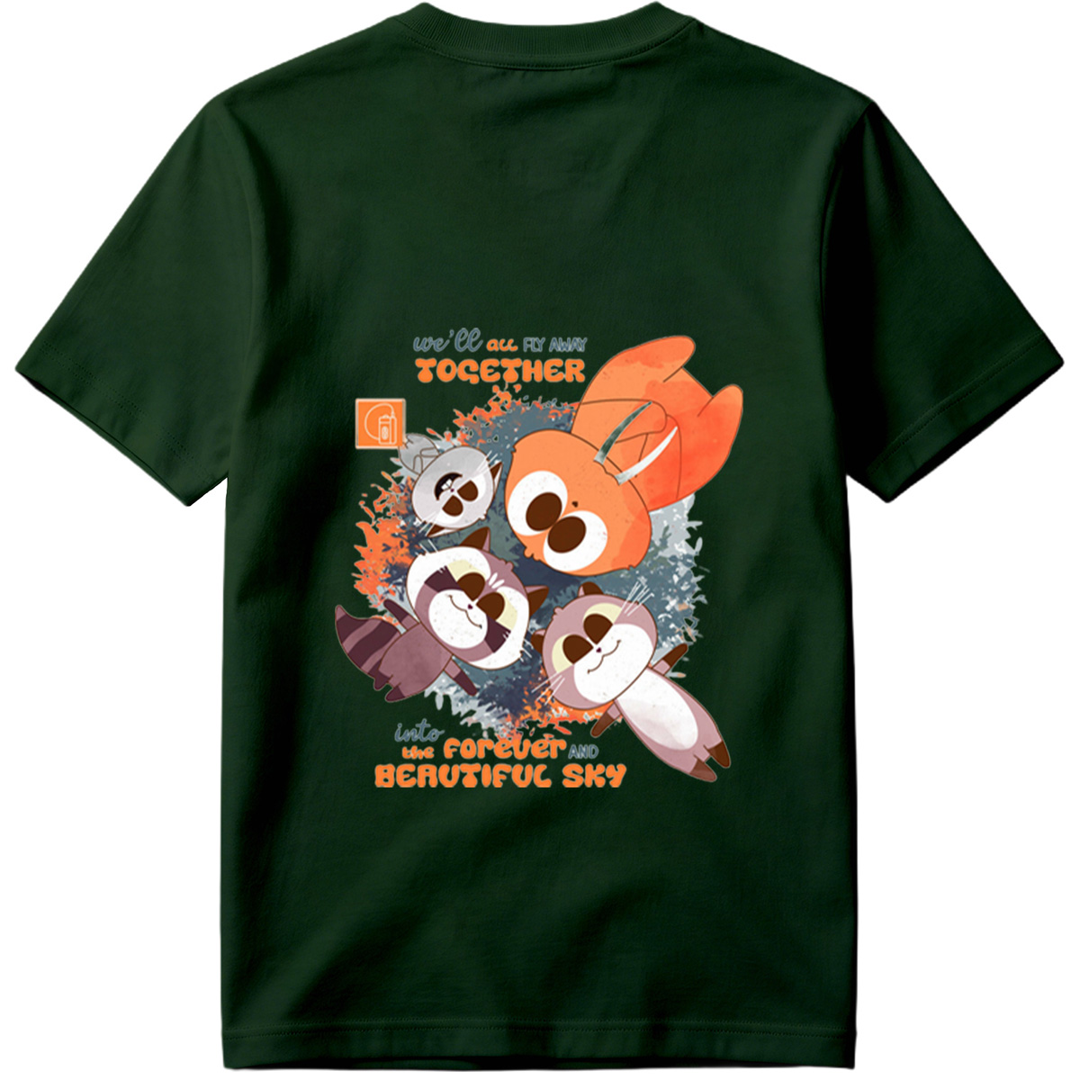 Kiff and Friends Fly Together Into the Forever Beautiful Sky - Tee