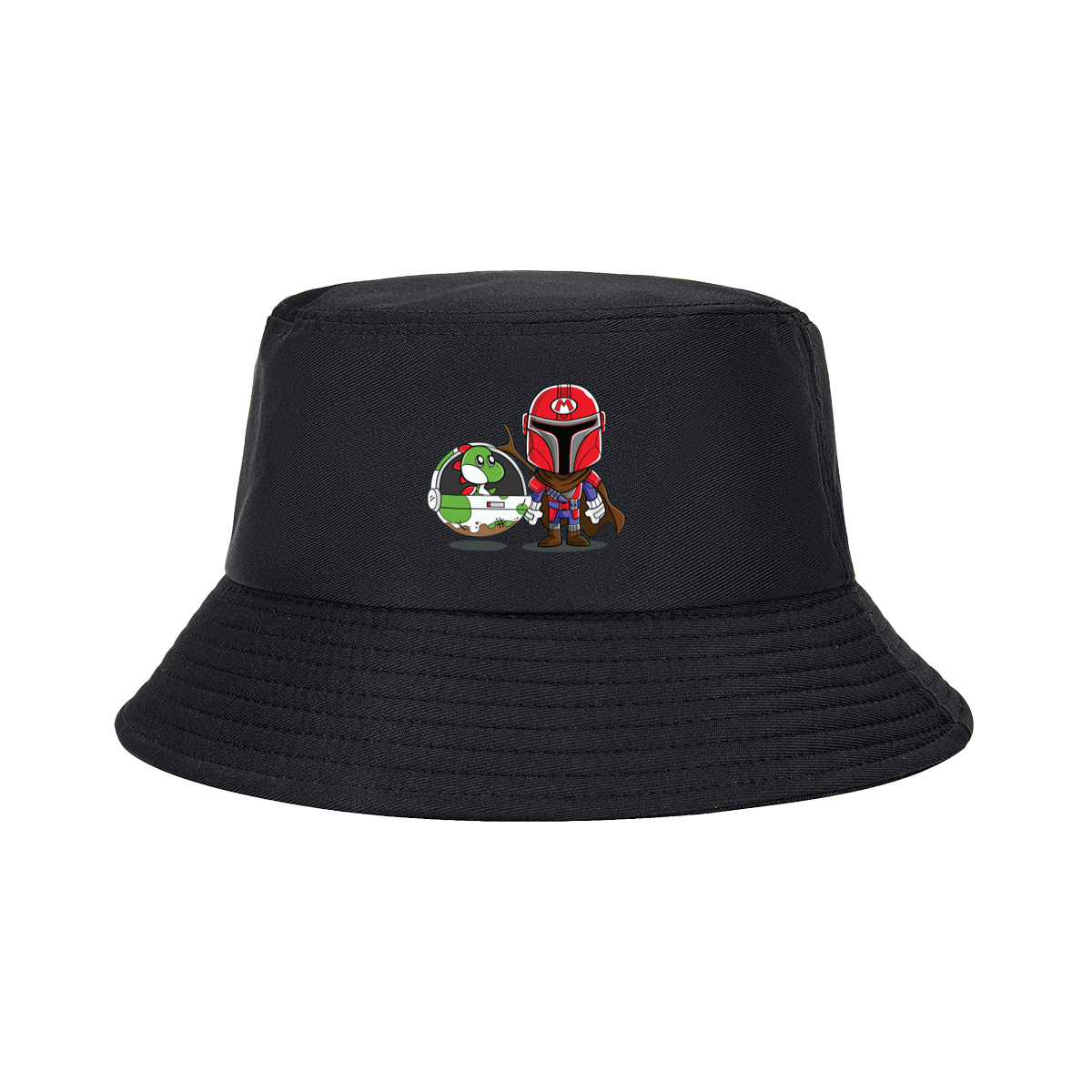 Mario x Mandalorian: Yoshi in a Pod - Fisherman's Hat