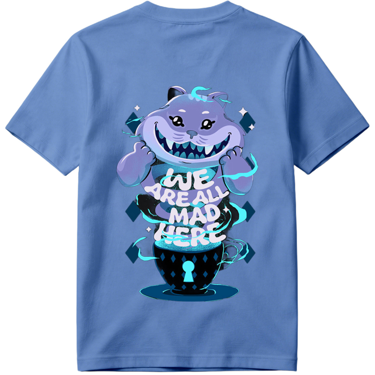 Alice in Wonderland: Cheshire Cat in Tea Cup - Tee