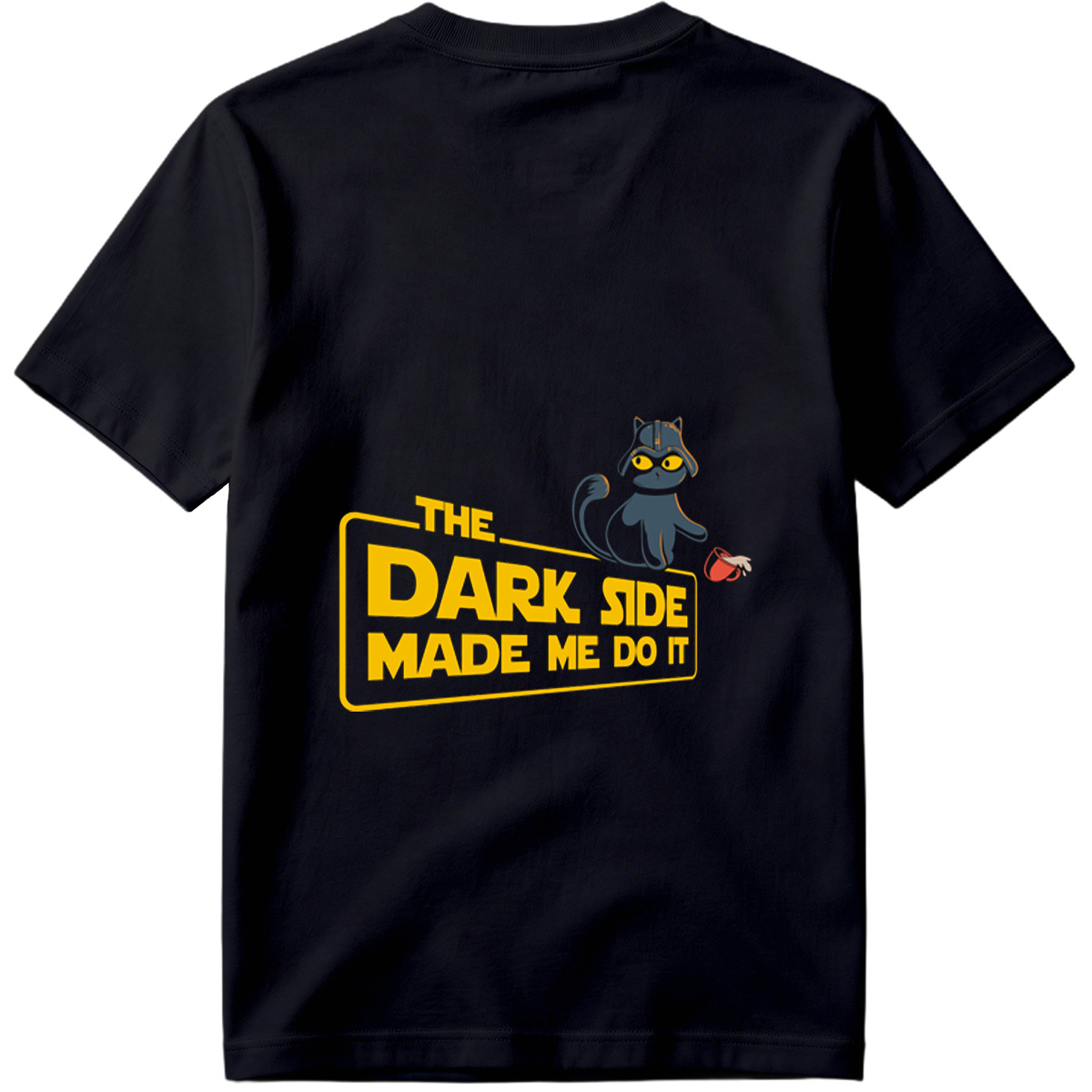 Star Wars: The Dark Side Made Me Do It – Cat Edition - Tee