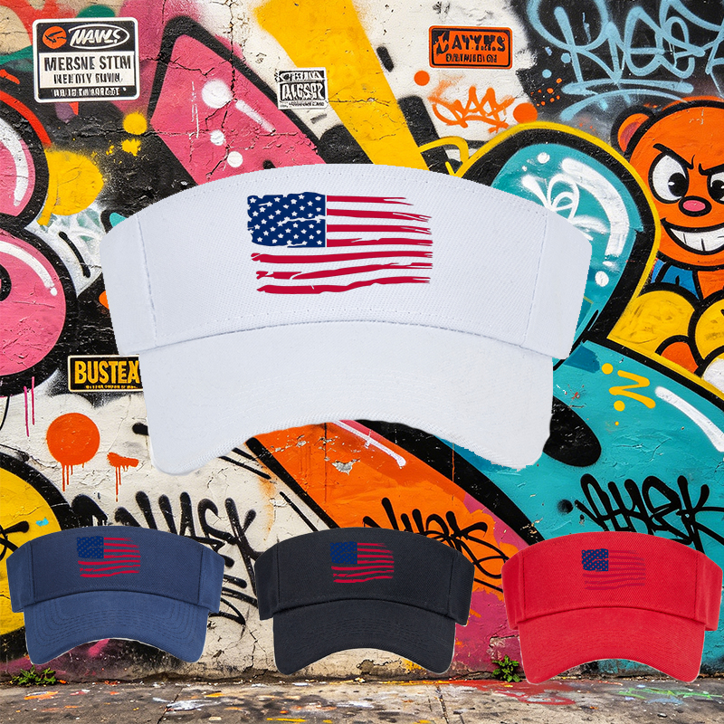 Unisex Classic Mesh Back Hat with American Flag Print Design | Lightweight Breathable Sun Protection Cap for Outdoor Activities, Perfect for Men and Women Who Love Patriotic Style and Casual Wear