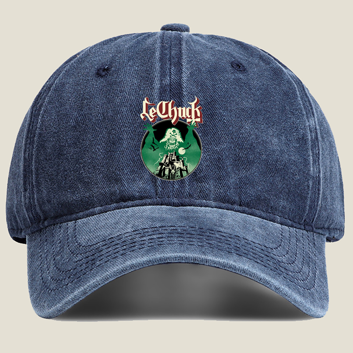 LeChuck: The Pirate Ghost of the Haunted Castle - Washed Denim - Baseball Cap